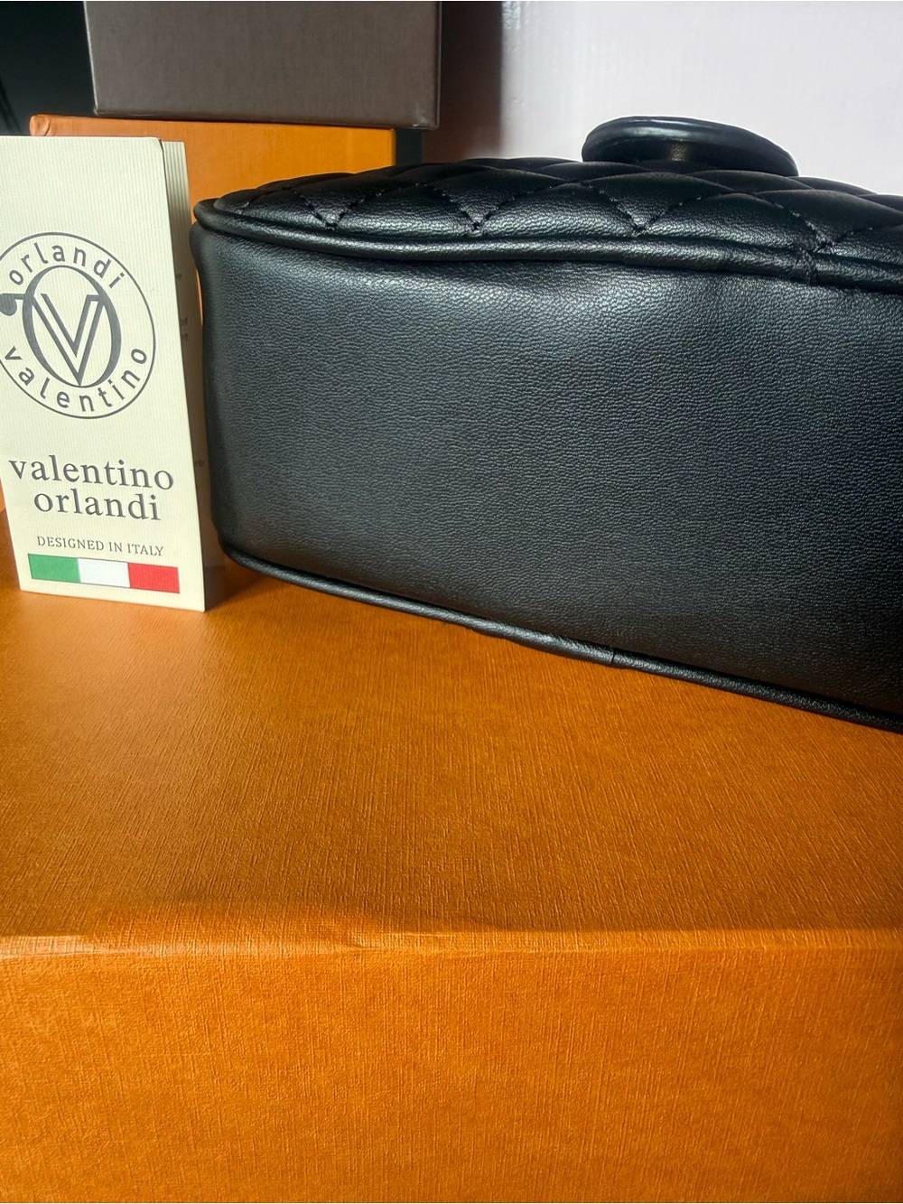 ✨🦋LIVE LOW START🦋✨Valentino Orlandi Quilted Camera Crossbody Bag - Picture 6 of 13